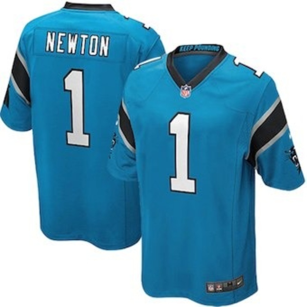 Carolina Panthers Cam Newton Nike Blue Color Rush